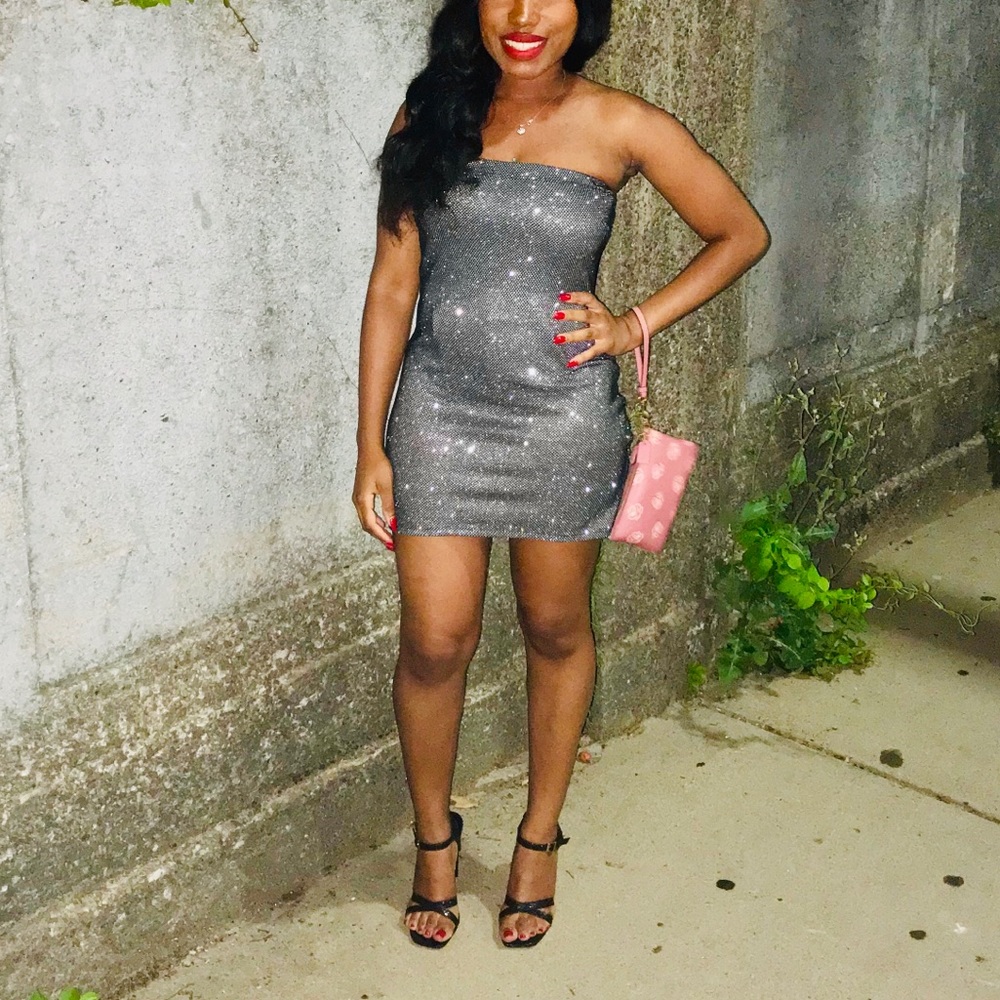 Lil black sparkly dress